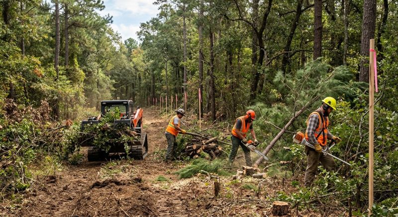 Lake Lot Clearing in Cumming, GA